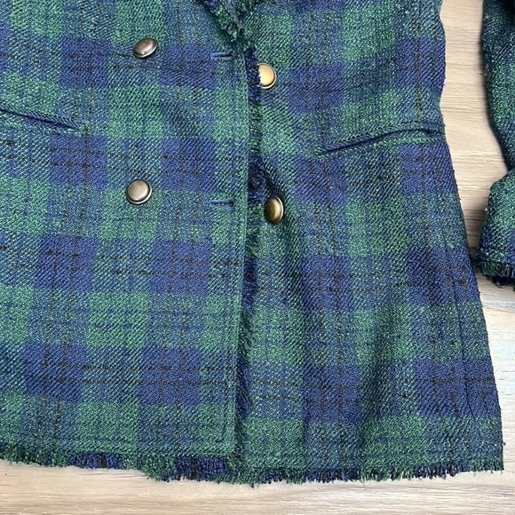 BANANA REPUBLIC PLAID BLAZER XS - Picture 15 of 16